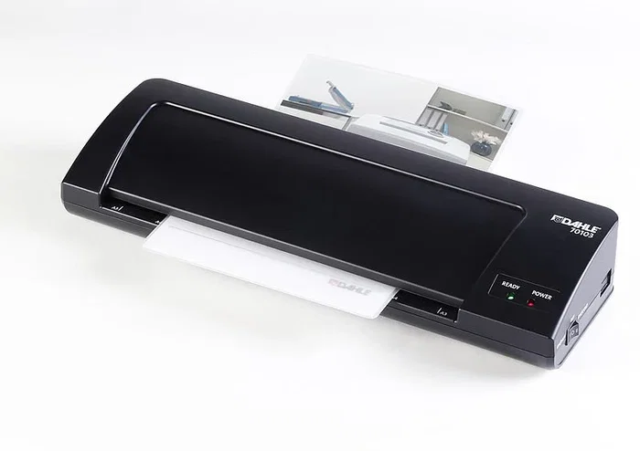 Dahle Plastificadora A3 con dos rodillos de silicona, Negro