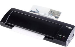 Dahle Plastificadora A3 con dos rodillos de silicona, Negro