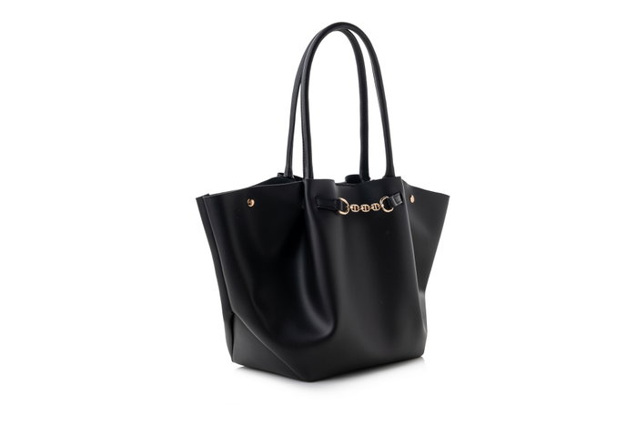 Lucky Bees Bolso de mano 1249 Negro Piel de Polivinilo