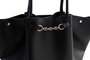 Lucky Bees Bolso de mano 1249 Negro Piel de Polivinilo