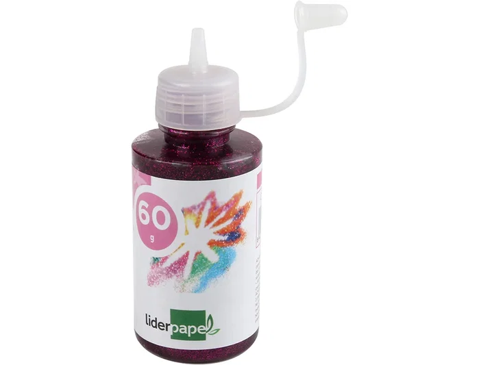 Liderpapel Purpurina pegamento colores metálicos surtidos