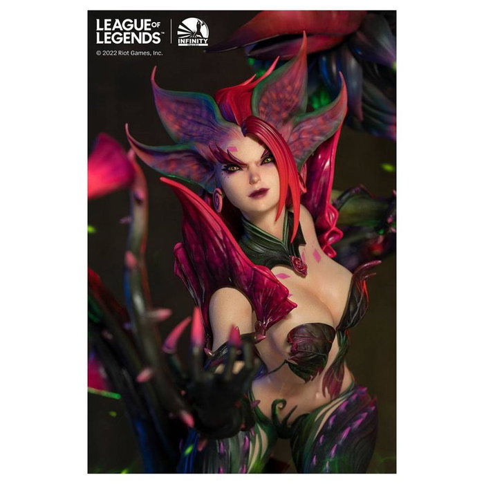 League Of Legends Estatua Rise 1/4 Poliresina Pvc 51 X 47 X 45 Cm Edición Limitada