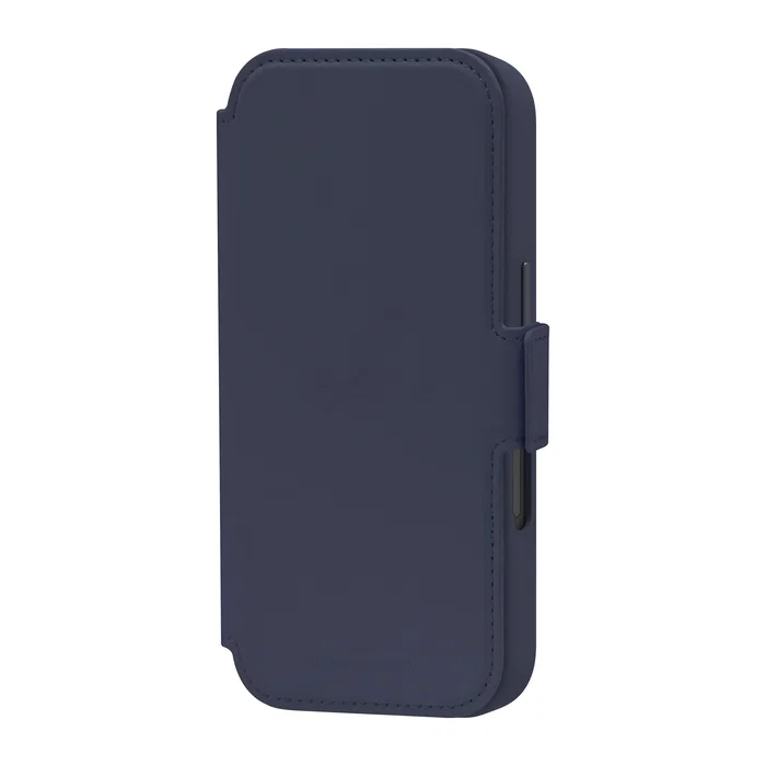 Dbramante1928 Lynge MS ICON Funda Folio Magnética con Magsafe para Apple iPhone 17, Azul, Resistente a Rayones con Bolsillo para 3 Tarjetas