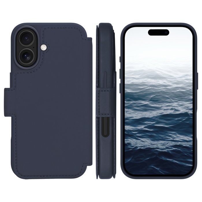 dbramante1928 Lynge MS ICON Funda tipo Folio para iPhone 17, Azul