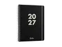 Liderpapel Agenda de oficina 2027 espiral basic día página A5 negro