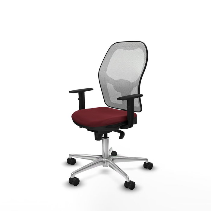 PIQUERAS Y CRESPO Silla de oficina Jorquera Granate y Blanco