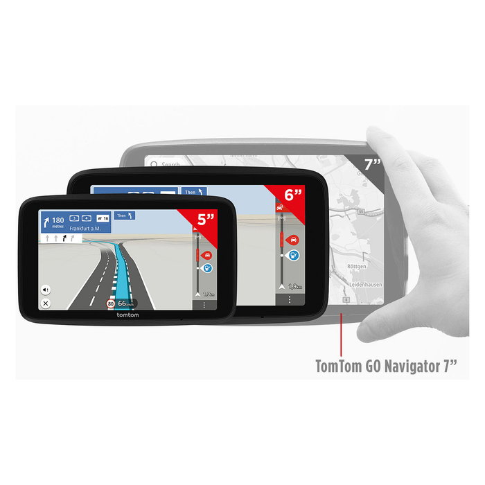 TomTom GO Classic 6" 2nd gen - GPS con pantalla táctil de 6 pulgadas, 32 GB, mapas de Europa y América, idiomas: Español, Inglés, Francés, etc.