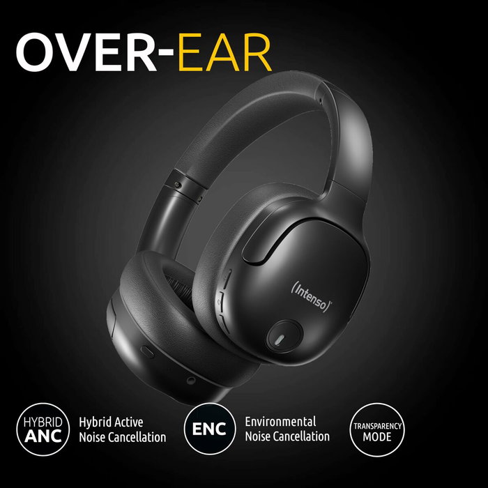 Intenso O400HA Auriculares Inalámbricos Circumaurales Negro