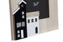 DKD Home Decor Set de 2 Marcos de Fotos 10x15 MDF Casas