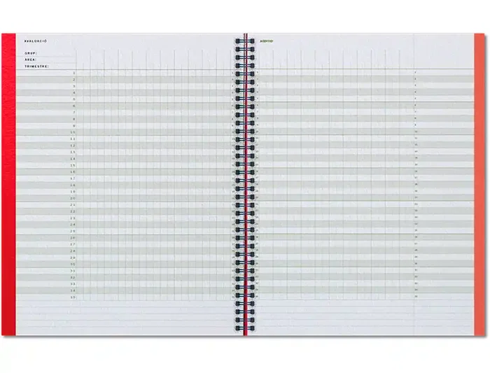 Additio Cuaderno Aula Planner Catalán DIN A4 160 Páginas Plan Anual y Mensual con Programación y Evaluación