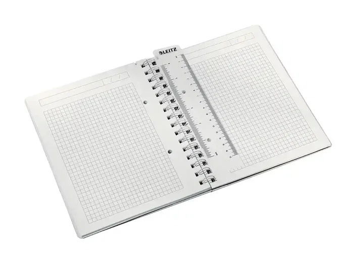 Leitz Wow Cuaderno espiral wiro tapa polipropileno Din A5 80 hojas cuadro 5 mm turquesa Leitz Wow Cuaderno espiral wiro tapa polipropileno Din A5 80 hojas cuadro 5 mm turquesa