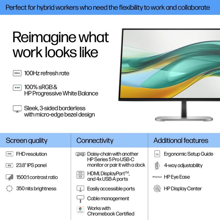 HP Series 5 Pro 524pf 23.8 pulg. FHD IPS