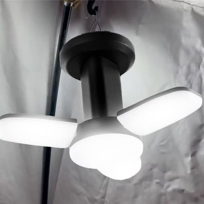 Edm Lámpara Plegable de Camping Nomad Light Recargable 6W 500 Lm Batería Portátil