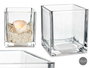 Giftdecor Portavelas Cristal Transparente 12x12 cm (Set de 18)