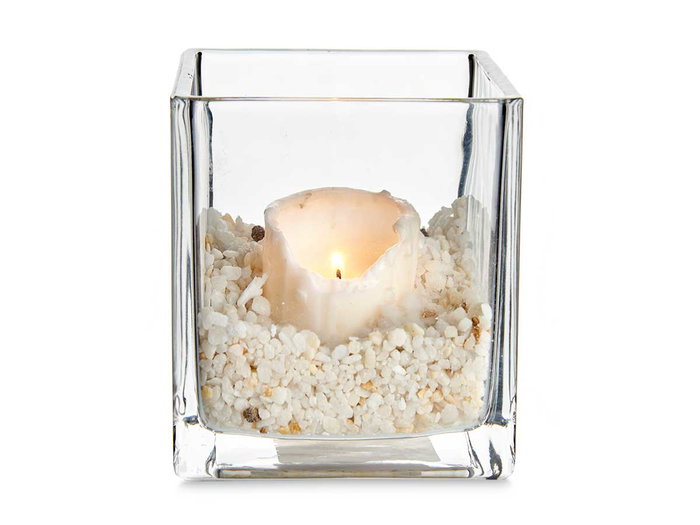 Giftdecor Portavelas Cristal Transparente 12x12 cm (Set de 18) Giftdecor Portavelas Cristal Transparente 12x12 cm (Set de 18)