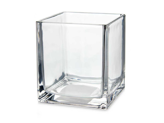 Giftdecor Portavelas Cristal Transparente 12x12 cm (Set de 18) Giftdecor Portavelas Cristal Transparente 12x12 cm (Set de 18)