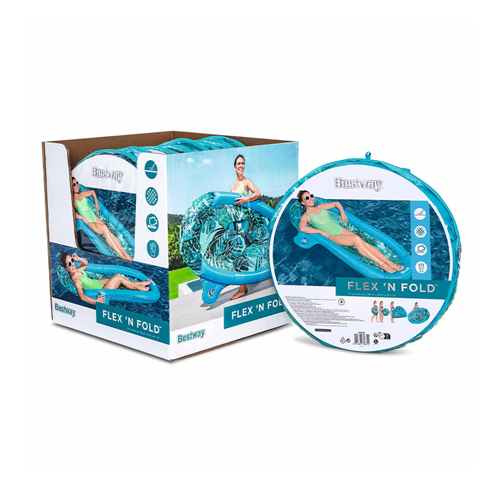 Bestway Colchoneta Hinchable Flex' n Fold 171x94 cm Playa y Piscina 43552