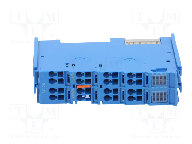WAGO 750-485 Bornera de entrada analógica de 2 canales azul 0,08-2,5 mm² WAGO 750-485 Bornera de entrada analógica de 2 canales azul 0,08-2,5 mm²