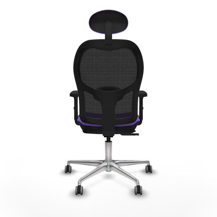 PIQUERAS Y CRESPO Silla de oficina Jorquera Lila y Negro