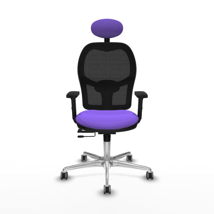 PIQUERAS Y CRESPO Silla de oficina Jorquera Lila y Negro