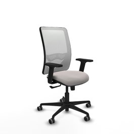 PIQUERAS Y CRESPO Silla de oficina Zulema Blanco con Mecanismo Sincro