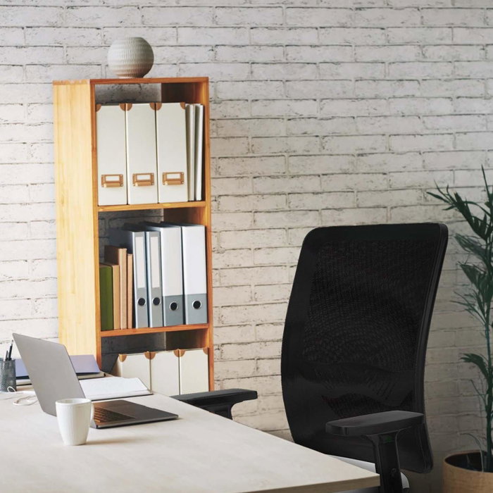 PIQUERAS Y CRESPO Silla de oficina Zulema Blanco con Mecanismo Sincro