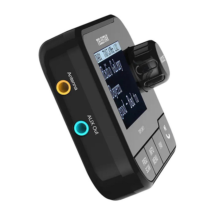 Telestar 5100001 TOP CAR 1 - Radio Coche Digital DAB+ con Bluetooth 5.0, Pantalla LCD 2.3", USB, Lectura MicroSD y Puerto 3.5 mm