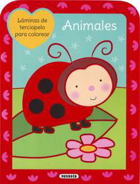 SUSAETA EDICIONES, ANIMALES LAMINAS TERCIOPELO COLOREAR