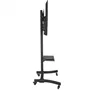 Approx Soporte de Pie con Ruedas APBST05 para TV/Monitor de 30-55 Pulgadas (76-139 cm) - Peso Máx. 40 kg, VESA 600x400, Negro