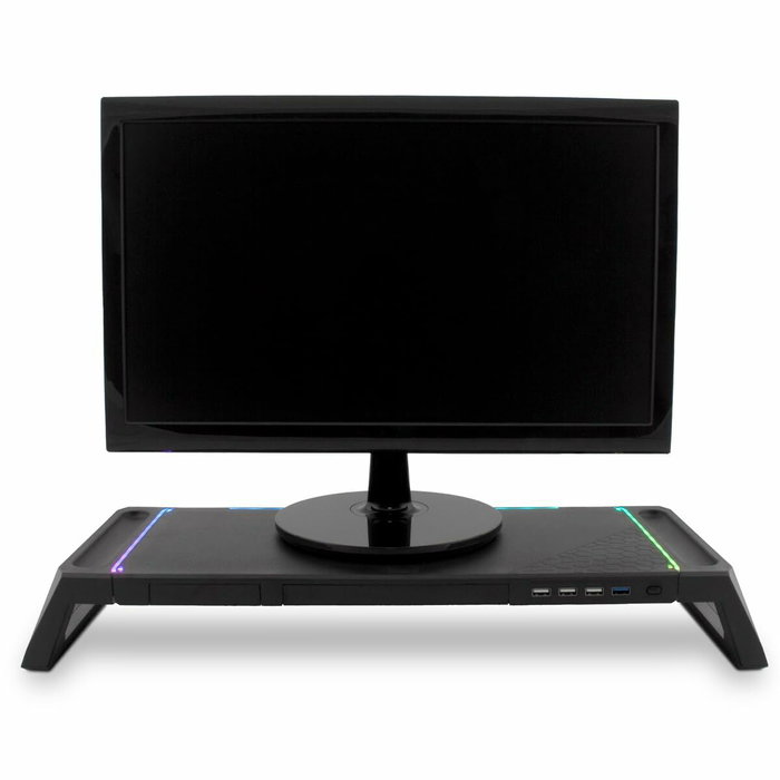 Deep Gaming Elevador Soporte Monitor con Hub USB y RGB