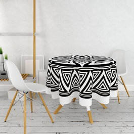 Hermia Mantel Redondo Impresión 3D 160 cm, 100% Poliéster, Elegante y Sofisticado para Experiencias Gastronómicas Únicas
