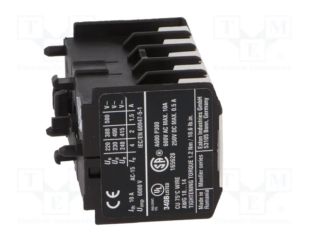 EATON ELECTRIC 04DILE Contactores auxiliares NC x4