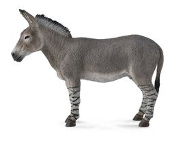 Collecta Asno Africano L- 88664 Réplica a Escala Pintada a Mano de Animal Salvaje Edades +3 Años