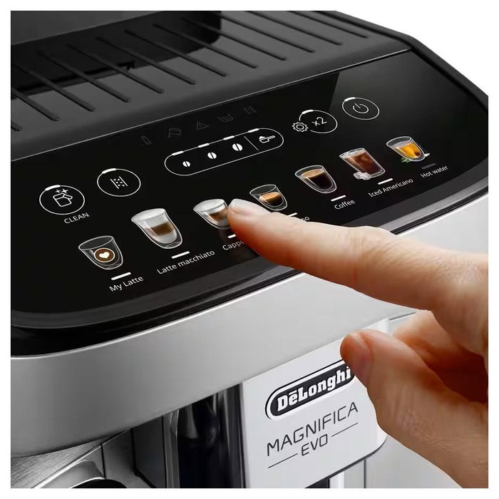 De'Longhi Magnifica Evo Milk ECAM 290.85.SBX Máquina de Café Automática Plateada 1450W 15 bares 1.8L