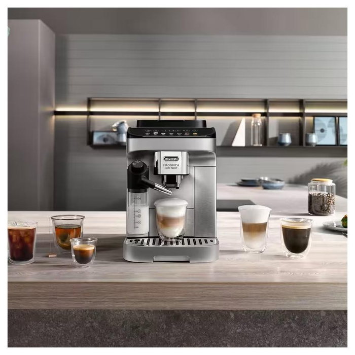 De'Longhi Magnifica Evo Milk ECAM 290.85.SBX Máquina de Café Automática Plateada 1450W 15 bares 1.8L