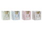DKD Home Decor Surtido de 4 Velas de Cera de Parafina A Gusto