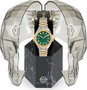 Philipp Plein PWBDA0724 con esfera verde y correa dorada