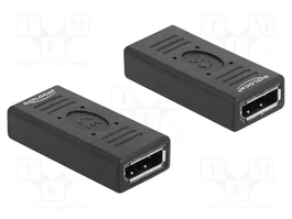 DeLOCK Adaptador DisplayPort 1.2 Hembra a Hembra con Pin 20