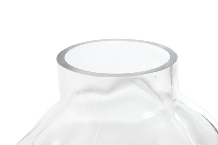 DKD Home Decor Jarrón Transparente Bubble Cristal 22 x 32 x 24 cm