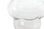 DKD Home Decor Jarrón Transparente Bubble Cristal 22 x 32 x 24 cm