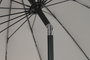 DKD Home Decor - Parasol de Jardín y Terraza Reclinable, Tamaño 280x280x250 cm, Gris y Negro, Protección UV 50+, Acero y Poliéster
