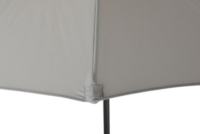 DKD Home Decor - Parasol de Jardín y Terraza Reclinable, Tamaño 280x280x250 cm, Gris y Negro, Protección UV 50+, Acero y Poliéster DKD Home Decor - Parasol de Jardín y Terraza Reclinable, Tamaño 280x280x250 cm, Gris y Negro, Protección UV 50+, Acero y Poliéster