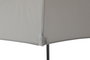 DKD Home Decor - Parasol de Jardín y Terraza Reclinable, Tamaño 280x280x250 cm, Gris y Negro, Protección UV 50+, Acero y Poliéster