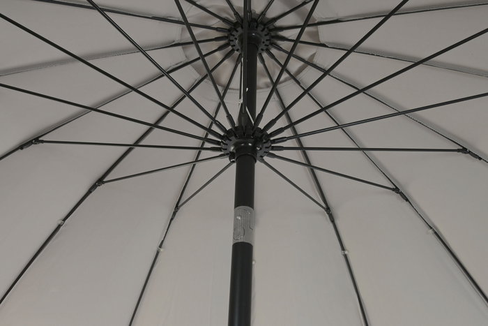 DKD Home Decor - Parasol de Jardín y Terraza Reclinable, Tamaño 280x280x250 cm, Gris y Negro, Protección UV 50+, Acero y Poliéster DKD Home Decor - Parasol de Jardín y Terraza Reclinable, Tamaño 280x280x250 cm, Gris y Negro, Protección UV 50+, Acero y Poliéster