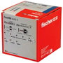 Fischer DuoHM Tacos de Expansión 4x55 mm con Tornillos 8x55 mm, 25 uds. (Placa de Yeso)