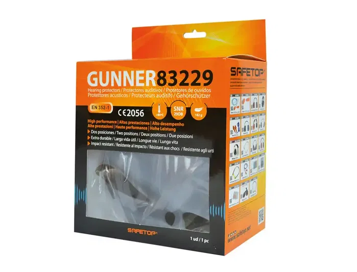 Safetop Gunner Protector Auditivo Dieléctrico 2 Posiciones SNR 29 dB