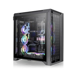 Thermaltake CTE C700 TG ARGB - Torre Midi para Gaming, Negro, Cristal Templado, Ventiladores ARGB, ATX/EATX