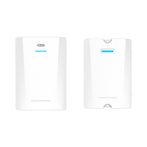 Grandstream GWN7670WM Punto de Acceso Wi-Fi 7 Empotrable en Pared, 3600 Mbps, PoE+, Bluetooth 5.3, BLE, 5 Antenas, 2500 Mbps LAN, Blanco