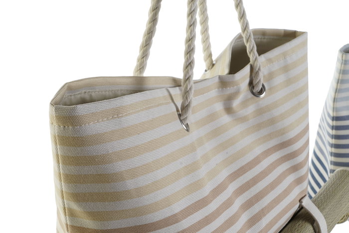 DKD Home Decor Bolso Set de 2 Piezas en Poliéster y Canvas DKD Home Decor Bolso Set de 2 Piezas en Poliéster y Canvas