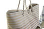 DKD Home Decor Bolso Set de 2 Piezas en Poliéster y Canvas